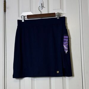 AK Sport Anne Klein Navy Skort Small Built In Shorts Athletic Golf NWT